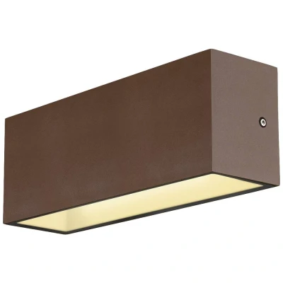Afbeelding van SLV SITRA L 1005157 LED buitenlamp (wand) vast ingebouwd 24 W Roest