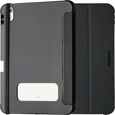 Image de OtterBox React Series Étui à rabat pour tablette ultra mince noir Apple 10.9 inch iPad (10ème génération)