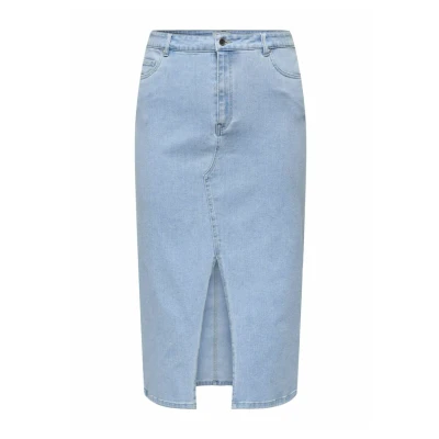 Afbeelding van ONLY CARMAKOMA Spijkerrok Siri Licht blauw 42