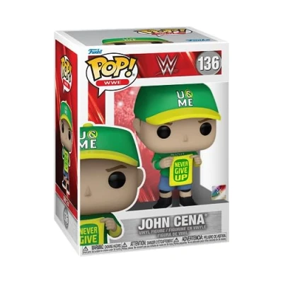 Afbeelding van Funko Pop! WWE: John Cena (Never Give Up) Verzamelbaar Vinyl Figuur Geschenkidee Officiële Producten Speelgoed voor Kinderen en Volwassenen Sportfans