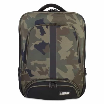 Afbeelding van UDG Ultimate Backpack Slim black Camo, Orange inside