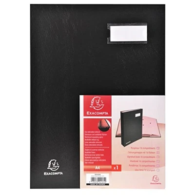 Afbeelding van Exacompta 24161E Parapheur DIRECTION 16 Comp. noir