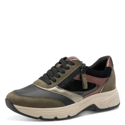 Afbeelding van Tamaris Comfort Essentials Dames Sneakers Olijf