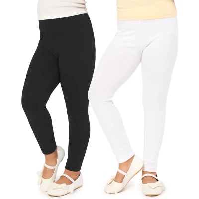 Afbeelding van Merry Style Lange Sportbroek Yoga Pants Kleding Sportkleding Meisjes MS10 130, zwart/wit (2 stuks)