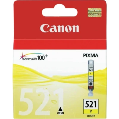 Afbeelding van Canon CLI 521Y Inktcartridge Geel