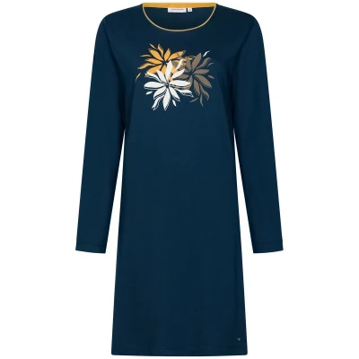 Afbeelding van Pastunette Moonlite Nachthemd Bio Katoen Blauw Maat 36