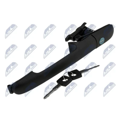 Afbeelding van NTY EZC ME 143 Deurgrepen Links voor, Schuifdeur, Rechts voor Met sleutel, slotcilinder MERCEDES BENZ: Vito Van, Minibus, Sprinter 2 T Van