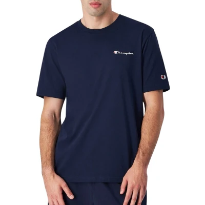 Afbeelding van Champion Icons Crewneck Small LOGO Tshirt basic, Heren, Maat: Large, Navy