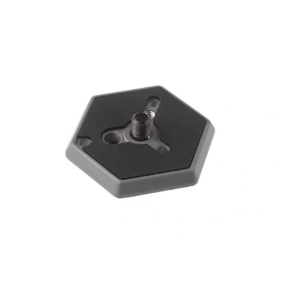 Afbeelding van Manfrotto 130 14, snelkoppelingsplaat 1/4&quot;, plat (Statief snelkoppelingsplaat), Statief accessoires, Grijs