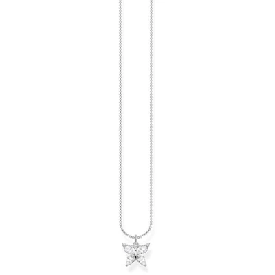 Afbeelding van Thomas Sabo Dames Ketting 925 Zilver 8 Zirkonia One Size 88280954