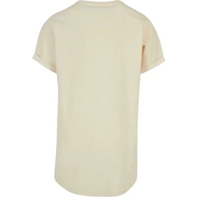 Afbeelding van Urban Classics LONG Shaped Turnup Tshirt basic, Heren, Maat: Large, Whitesand