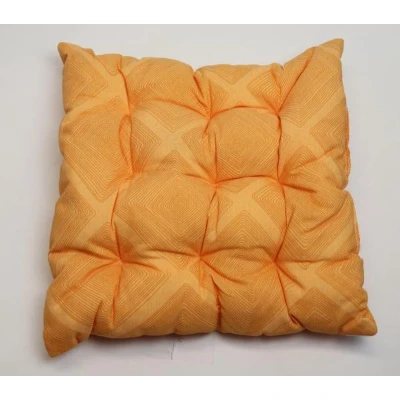 Afbeelding van Madison Toscane zitkussen 46x46 cm Viro yellow
