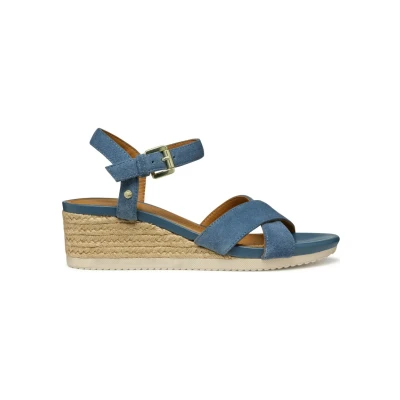 Afbeelding van Geox Espadrilles, Dames, Maat: 41, Avio Leer