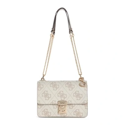 Afbeelding van Guess Eliette LOGO Handtas, Dames, Maat: One Size, Dove