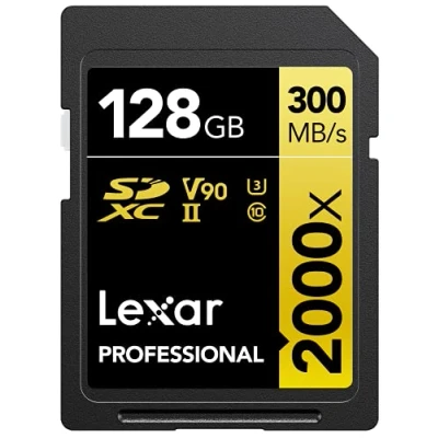 Image de Lexar Professional 2000x GOLD 128 Go SDXC