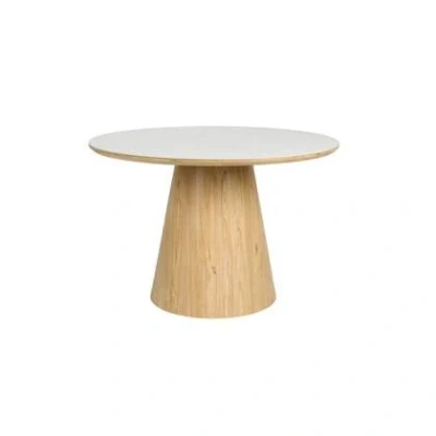 Afbeelding van Almira eettafel rond eiken