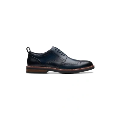 Afbeelding van Clarks 261784717 Heren, Navy blauw leer
