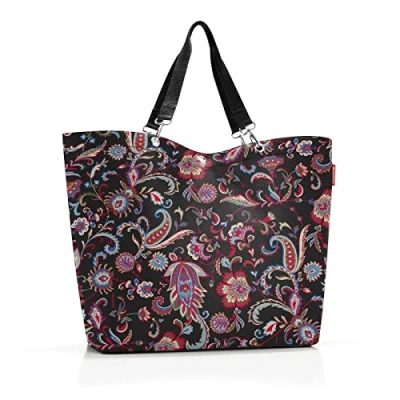 Afbeelding van Reisenthel Shopper XL Strandtas 35L Paisley Zwart