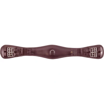 Afbeelding van BR Singel Durham Dressuur 2 zijd Elastisch Bruin/Zilver 50cm
