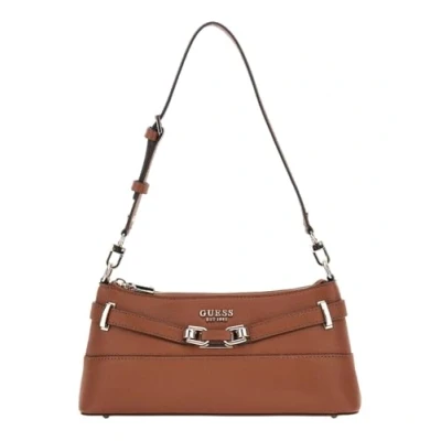 Afbeelding van GUESS Schoudertas Silvye Shoulder Bag Cognac Lichtbruin