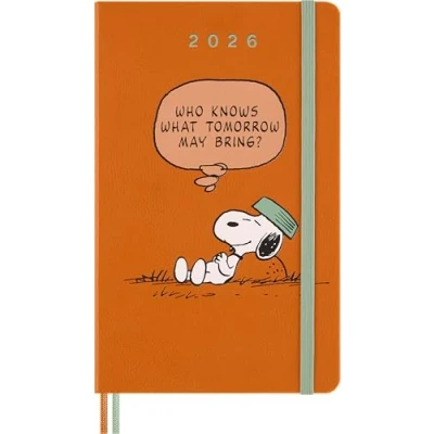 Afbeelding van Moleskine 12 Maanden Agenda 2026 Peanuts Wekelijks Large Snoopy Tomorrow