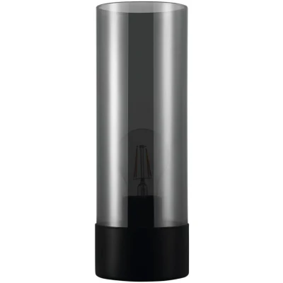 Afbeelding van EGLO Keyns tafellamp E27(excl.) 10cm Glas, metaal Zwart