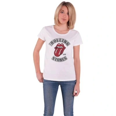 Afbeelding van The Rolling Stones Tour 1978 Dames T shirt 2XL Wit