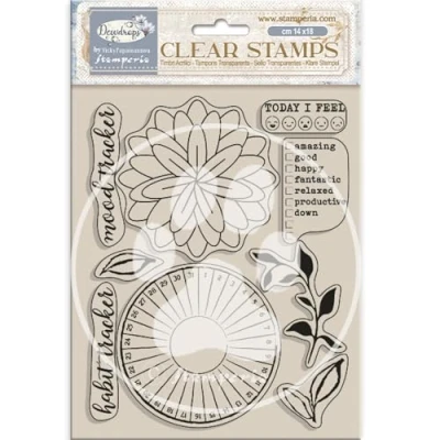 Afbeelding van Stamperia WTK205 Dewdrops decoratief papier, transparant, 14 x 18 1 cm