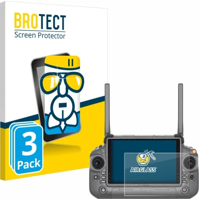Afbeelding van BROTECT Screenprotector voor DJI RC Plus Folie Beschermfolie Beschermglas transparant (3 Stuks)