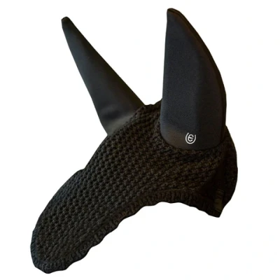 Afbeelding van Equestrian Stockholm Oornetje Padded Clean Black