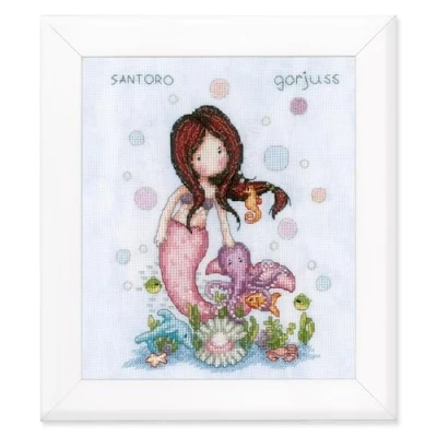 Afbeelding van Telpakket kit Gorjuss So nice to sea you Vervaco PN 0187813