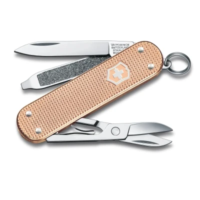Afbeelding van Victorinox Classic Alox Colors Zakmes Fresh Peach 5 Functies