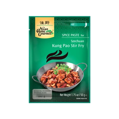 Afbeelding van Asian Home Gourmet Szechuan Gedroogde Chili Wokgerecht (Kung Pao) 12 x 50 g Food Lovers