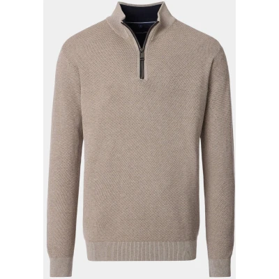 Afbeelding van Casamoda Troyer Trui beige, Heren, Maat: XL, Beige