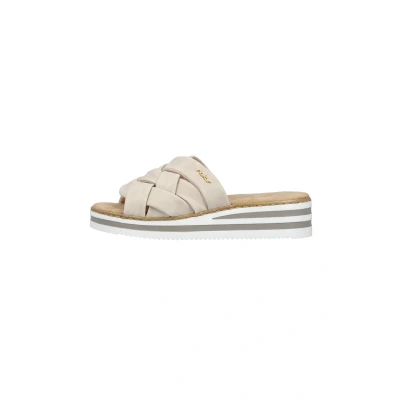 Afbeelding van Rieker Muiltjes, Dames, Maat: 38, Beige Schoenen