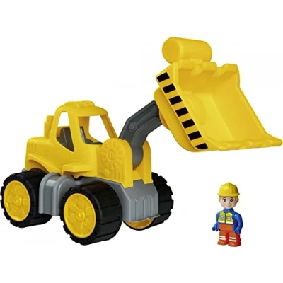Afbeelding van BIG Power Worker Wiellader + Figuur Zandbak Speelgoedvoertuig