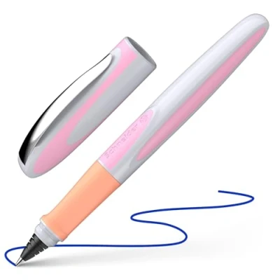 Image de Schneider Ray Stylo roller (rechargeable avec cartouches d&#039;encre standard, convient pour droitiers et gauchers) 1 Pièce, Flora