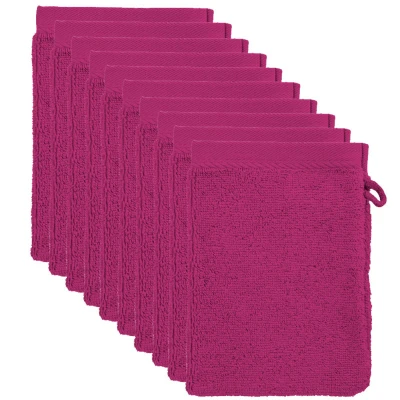 Afbeelding van 10x The One Towelling Washandje 15x21 Magenta