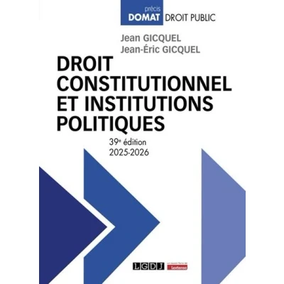 Image de Droit constitutionnel et institutions politiques