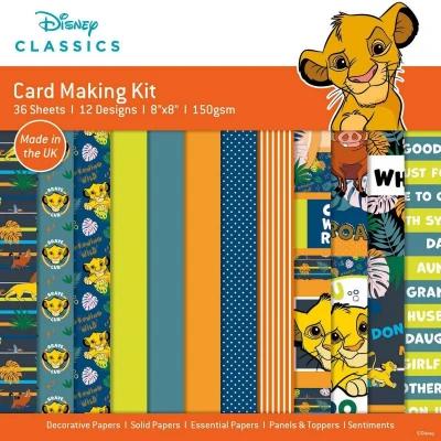 Afbeelding van The Lion King Card Making 8x8 Pad