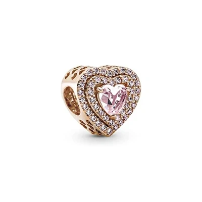 Afbeelding van PANDORA Dubbele band geplaveide oorbellen van Sterling zilver met zirkonia, afmetingen: 14,5 mm x 13,1 4,8 mm, 290058C01, zilver, Zirkoniumoxide
