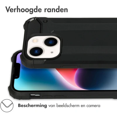 Afbeelding van iMoshion Hoesje Geschikt voor iPhone 14 Pro Rugged Xtreme Backcover Zwart