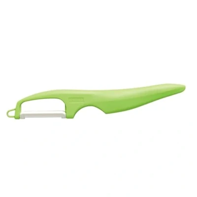 Afbeelding van KYOCERA Lava CP 11 GR dunschiller, 2 snijkanten, geslepen lemmet van zirkonia, licht, corrosievrij, vaatwasmachinebestendig, voor rechts en linkshandigen, groen, 20,0 x 3,3 2,1 cm