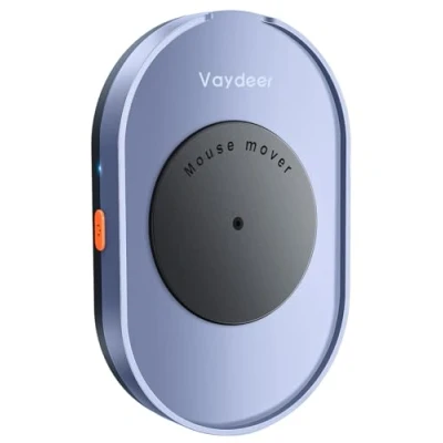 Image de VAYDEER simulateur de souris indétectable avec interrupteur marche/arrêt, mouvement sans pilote pour réveil informatique