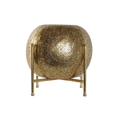 Afbeelding van Kaarshouder Home ESPRIT Gouden Metaal Kristal 29 x 26,5 cm