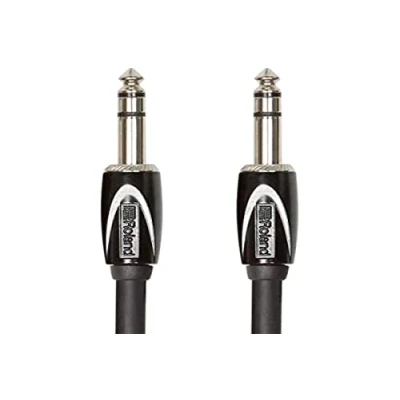 Afbeelding van Roland RCC 3 TRTR audio kabel 1 m 6.35mm TRS Zwart