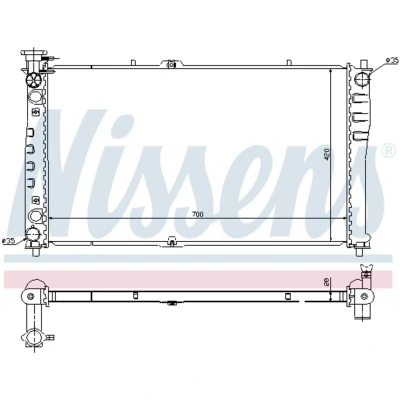 Afbeelding van Nissens Radiateur 66641