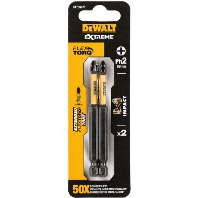 Afbeelding van DeWALT DT70567T Extreme Impact Torsion Schroefbits PH2 85mm 2 Stuks