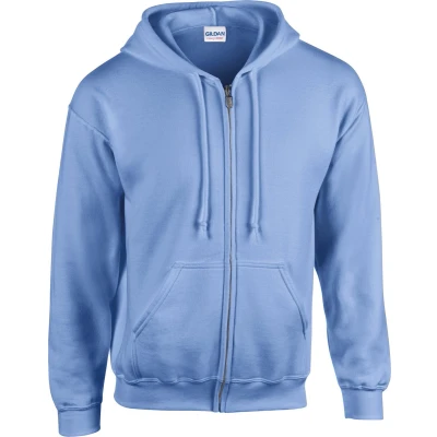 Afbeelding van Gildan Heavy Blend Adult Full Zip Hooded Sweatshirt GI18600 Carolina Blue