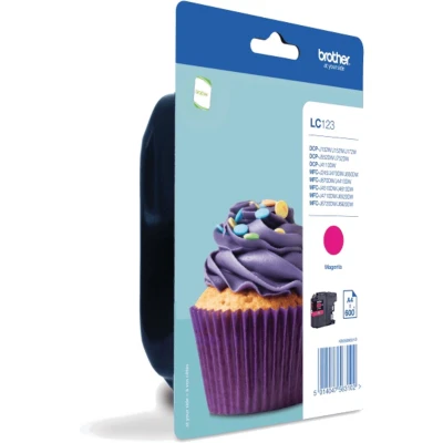 Afbeelding van Brother LC 123M Inktcartridge Magenta
